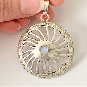Handmade Silver Moonstone Pendant